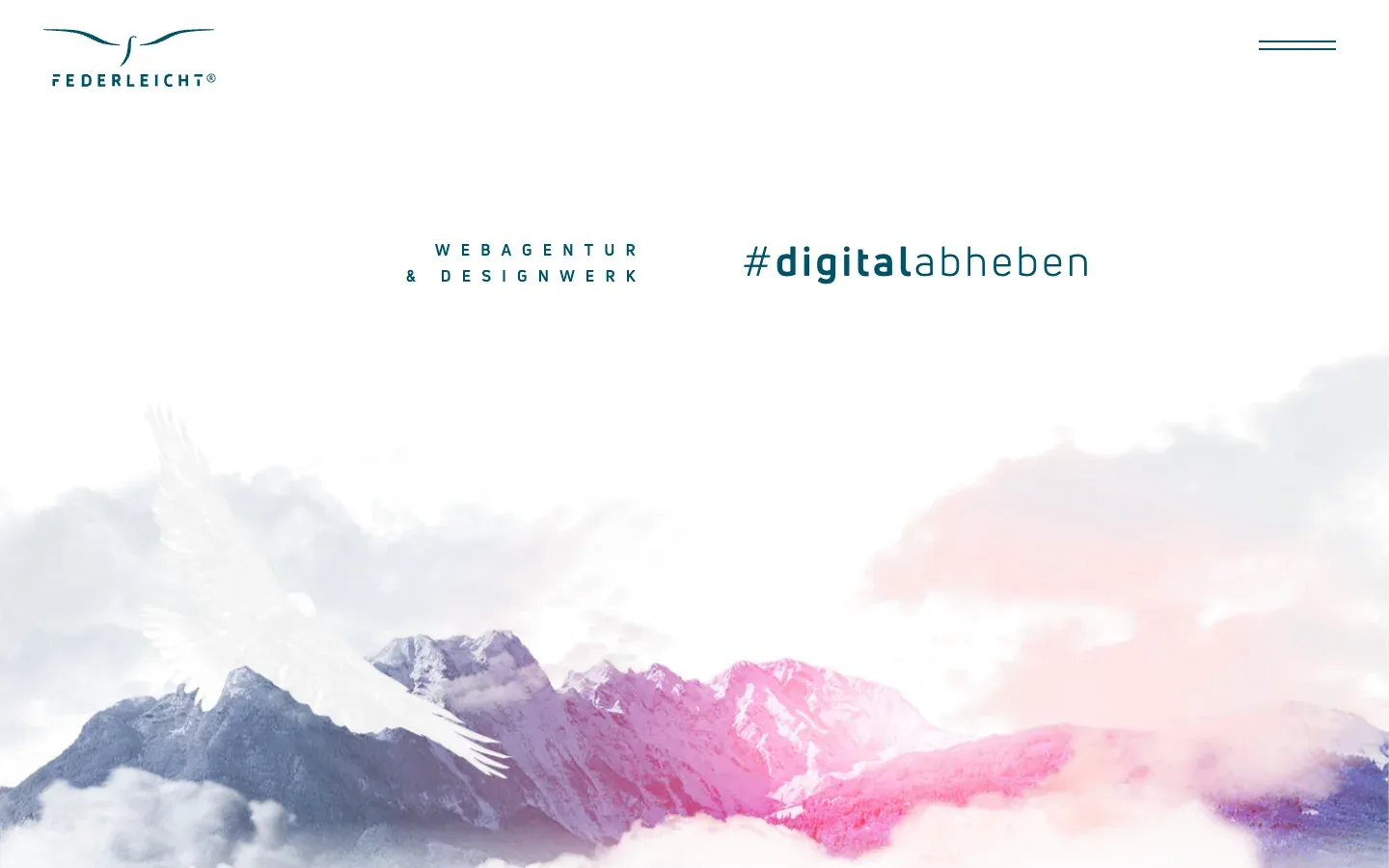 Die Startseite von FEDERLEICHT (federleicht.cc) am 7. Oktober 2026